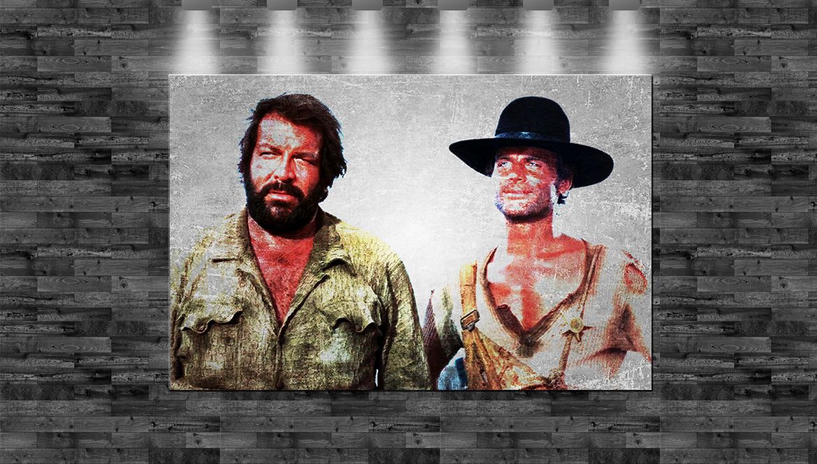 Bud Spencer Und Terence Hill Bild Auf Leinwand www.ebay.de