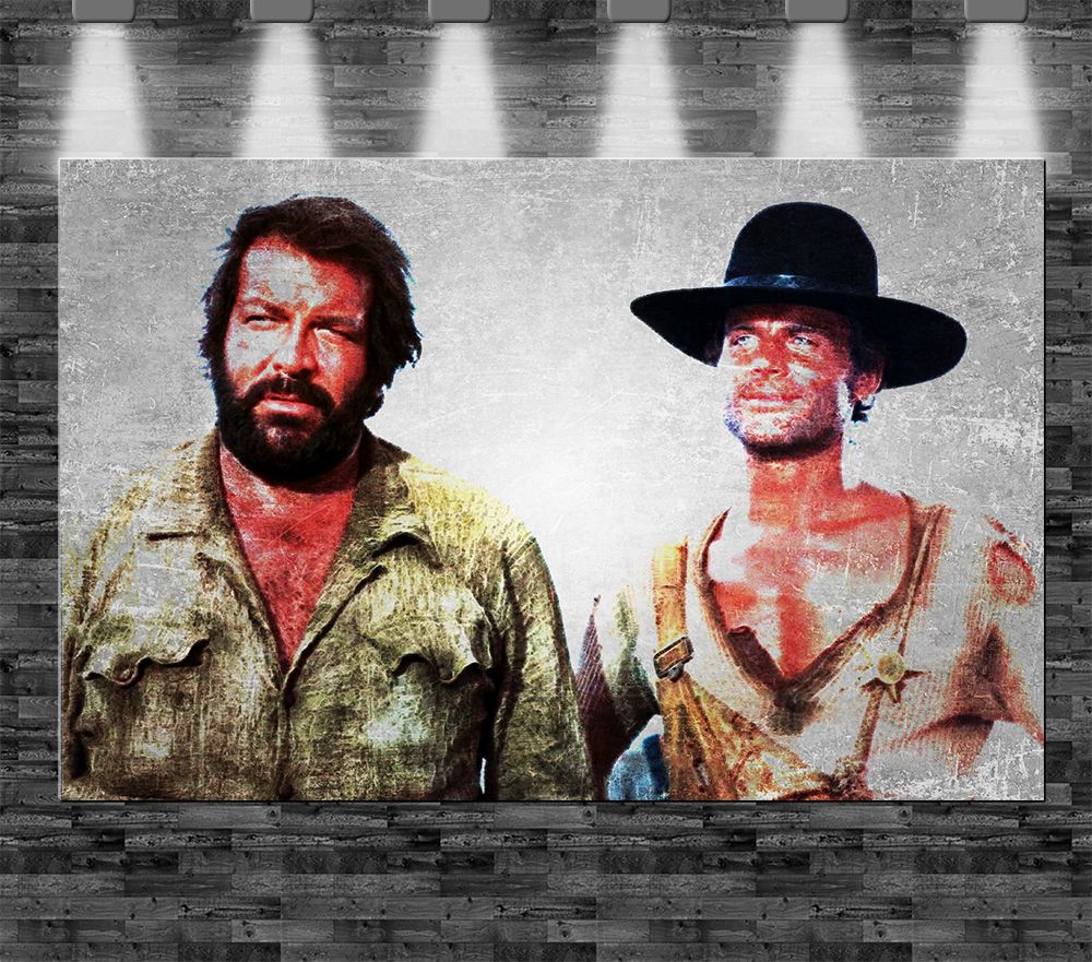 Bilder von Bud Spencer und Terence Hill: Zeichnen lernen mit den Helden des Westerns!