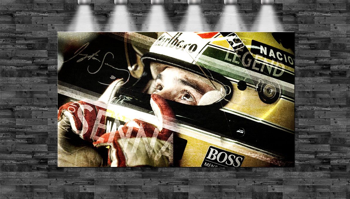 AYRTON SENNA QUOTE F1 GRAND PRIX GIANT ART POSTER PRINT WA461